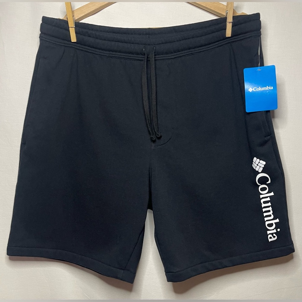Columbia Trek Black Relaxed Fit Drawstring Shorts